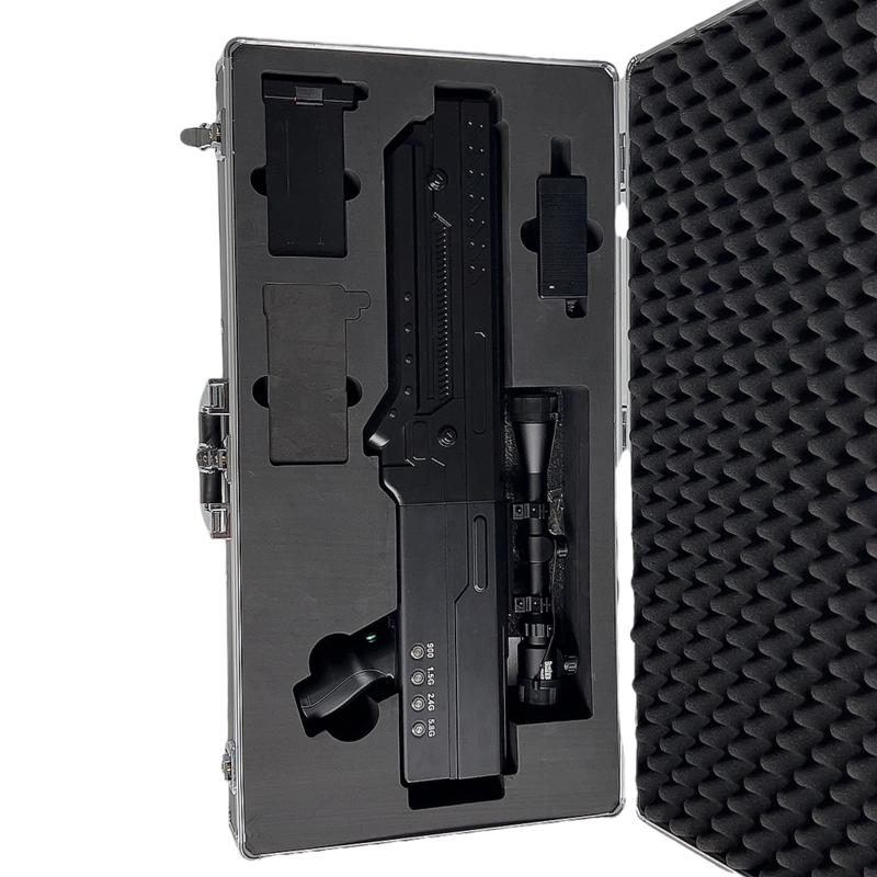  龙沙手持便携式枪型低空防御反制四通道B型