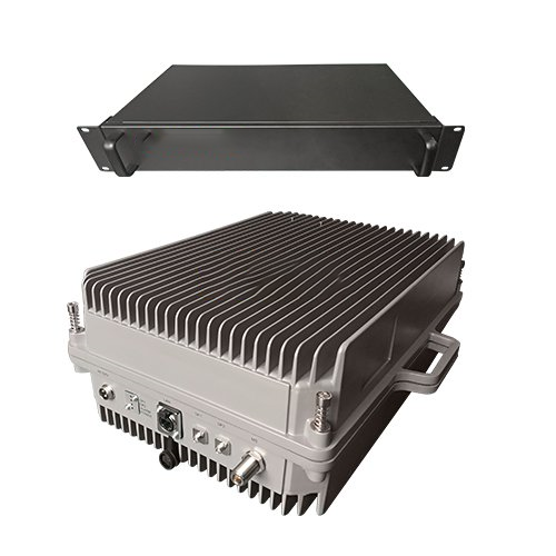  龙沙TETRA800数字警用集群数字光纤直放站远近端机