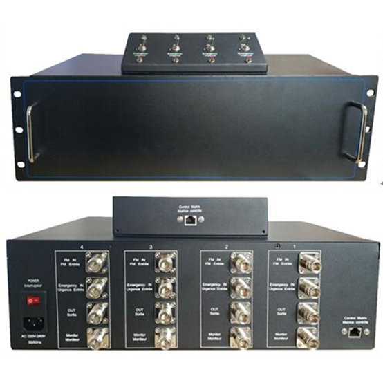  龙沙FM应急广播插播控制器